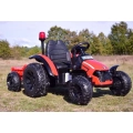 SUPER TRAKTOR TRUCK Z PRZYCZEPĄ I KOGUTEM, MIĘKKIE KOŁA, MIĘKKIE SIEDZENIE, PILOT/HZB200
