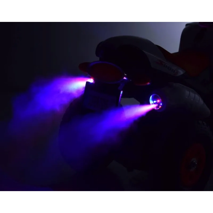SUPER ŚCIGACZ MOTOR SPORT - POMPOWANE KOŁA, PILOT, IMITACJA WYDECHU,/HZBB1188