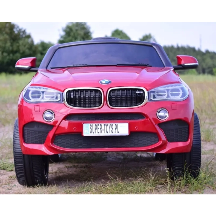 ORYGINALNE BMW X6M W NAJLEPSZEJ WERSJI, MIĘKKIE SIEDZENIE, PILOT 2.4 GHZ, LAKIER/ 2199