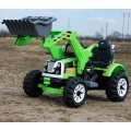 MOCNY TRAKTOR Z ŁYŻKĄ KINGDOM 12V DWIE PRĘDKOŚCI/JS328A