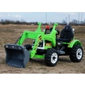 MOCNY TRAKTOR Z ŁYŻKĄ KINGDOM 12V DWIE PRĘDKOŚCI/JS328A