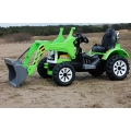 MOCNY TRAKTOR Z ŁYŻKĄ KINGDOM 12V DWIE PRĘDKOŚCI/JS328A