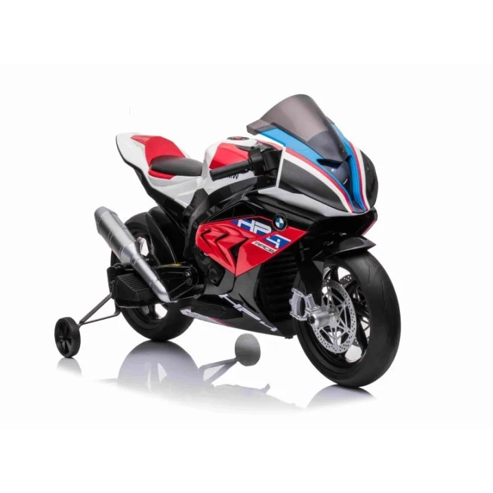 MOTOR NA AKUMULATOR ŚCIGACZ ORYGINALNE BMW HP4 RACE, KOŁA EVA, MIĘKKIE SIEDZENIE/JT5001