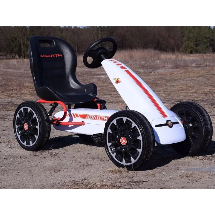 WIELKI LICENCJONOWANY GOKART FIAT ABARTH KOŁA EVA JAKOŚĆ /PB9388A