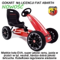 WIELKI LICENCJONOWANY GOKART FIAT ABARTH KOŁA EVA JAKOŚĆ /PB9388A
