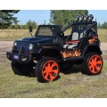 MEGA JEEP SUNSHINE, NAPĘD 4X4, 2X12V, WOLNY START/ MIĘKKIE KOŁA, BLUETOOTH, RADIO EXCLUSIVE/2388