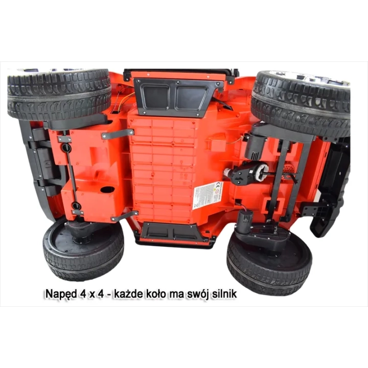 MEGA JEEP SUNSHINE, NAPĘD 4X4, 2X12V, WOLNY START/ MIĘKKIE KOŁA, BLUETOOTH, RADIO EXCLUSIVE/2388