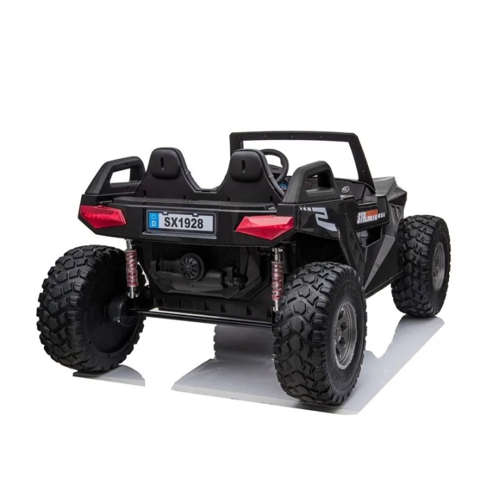 MEGA BUGGY CLASH DLA 2 DZIECI, 4 SILNIKI, 24V-800W, MIĘKKIE PRZESUWANE SIEDZENIE, WALIZKA NA AKUMULATOR/SX-1928