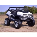 MERCEDES BENZ UNIMOG 4X4,12V14AH, AMORTYZATORY, MIĘKKIE KOŁA,MIĘKKIE SIEDZENIE SUPER OPCJA/UNIMOG