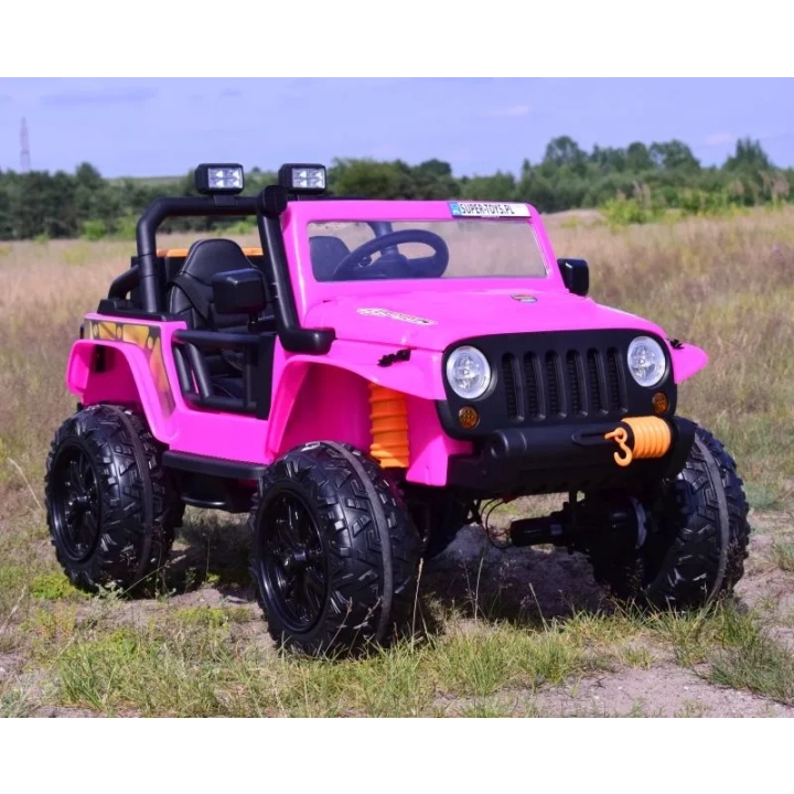 MEGA JEEP 4 SPEED DLA DZIECKA I DLA RODZICA 4x4, DO 100 kg - STEROWANIE TELEFONEM, WALIZKA - HIT/XB1118