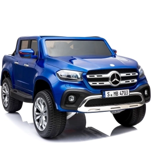 MERCEDES X LICENCJA, - 4X4 , 2x12V PANEL MP4, MIĘKKIE KOŁA EVA, MIĘKKIE SIEDZENIE, LAKIER POLEROWANY, FUNKCJA BUJANIA FULL OPCJA/XMX606