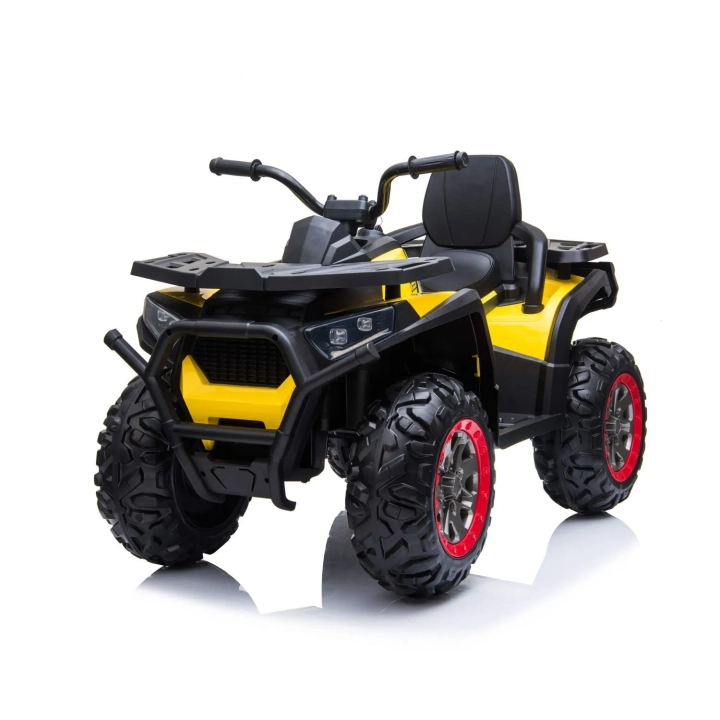 MEGA WIELKI QUAD, AMORTYZATORY, MIĘKKIE KOŁA, PILOT, WOLNY START, 4x4 /XMX607