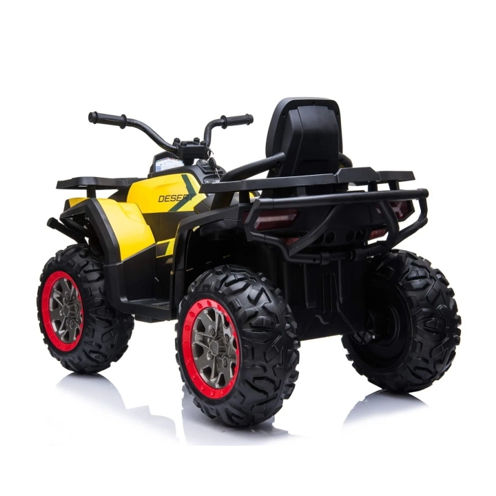 MEGA WIELKI QUAD, AMORTYZATORY, MIĘKKIE KOŁA, PILOT, WOLNY START, 4x4 /XMX607