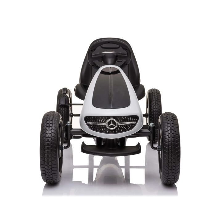 GOKART NA PEDAŁY LICENCJA MERCEDESA KOŁA EVA, MIĘKKIE SIEDZENIE Z LOGIEM MB JAKOŚĆ /XMX610