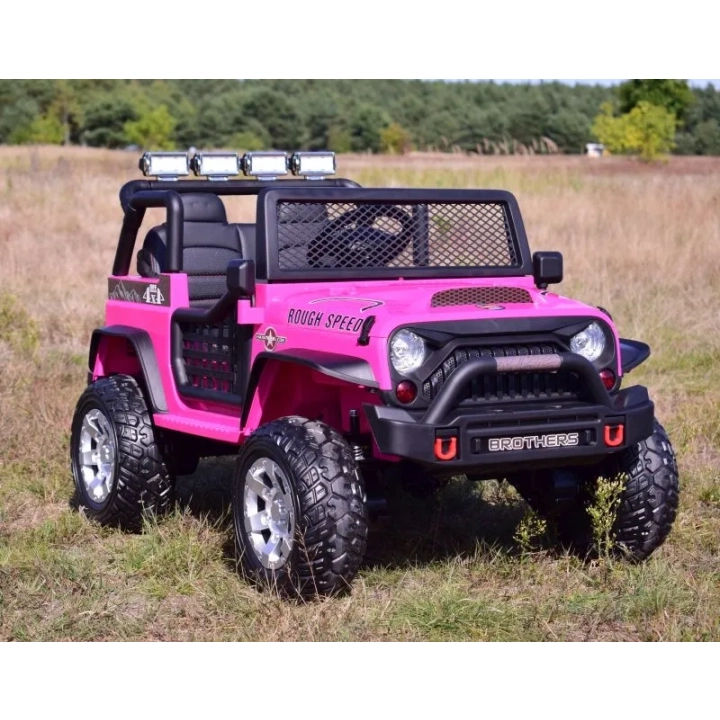 WIELKI DZIP 4X4 ROUGH SPEED, FUNKCJA BUJANIA, WALIZKA, RADIO FM, MIĘKKIE KOŁA/XMX-617