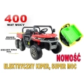 BUGGY 6 KOŁOWY DLA 2 DZIECI, ELEKTRYCZNA WYWROTKA, MIĘKKIE KOŁA, MIĘKKIE SIEDZENIE, 400 WAT/XMX623B