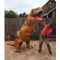 Tyrannosaurus Rex kostium dmuchany Anime Cosplay zabawny strój dinozaura na imprezy, halloween i karnawał