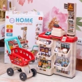 SUPERMARKET SKLEP DLA DZIECI TERMINAL PŁATNICZY KASA FISKALNA SKANER WÓZEK