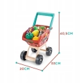 SUPERMARKET SKLEP DLA DZIECI TERMINAL PŁATNICZY KASA FISKALNA SKANER WÓZEK