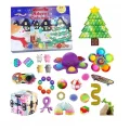 KALENDARZ ADWENTOWY Z ZABAWKAMI ANTYSTRESOWYMI POP IT FIDGET TOY