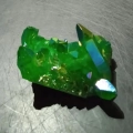Zielony kwarc kamienny 70g Naturalny kamień kwarcowy zieloną powłoką Mineralny Prazem Kształt może różnić