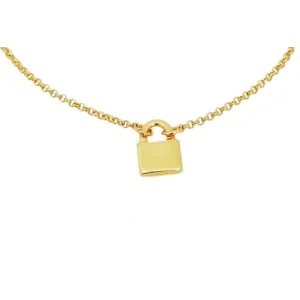 Kłódeczka na łańcuszku premium(1.5cm)