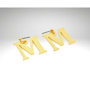Kolczyki literki duże premium(3cm)