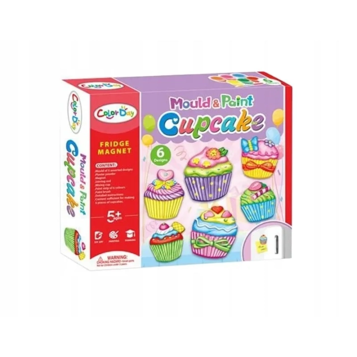MAGNESY GIPSOWE NA LODÓWKĘ DIY MUFFINY BABECZKI