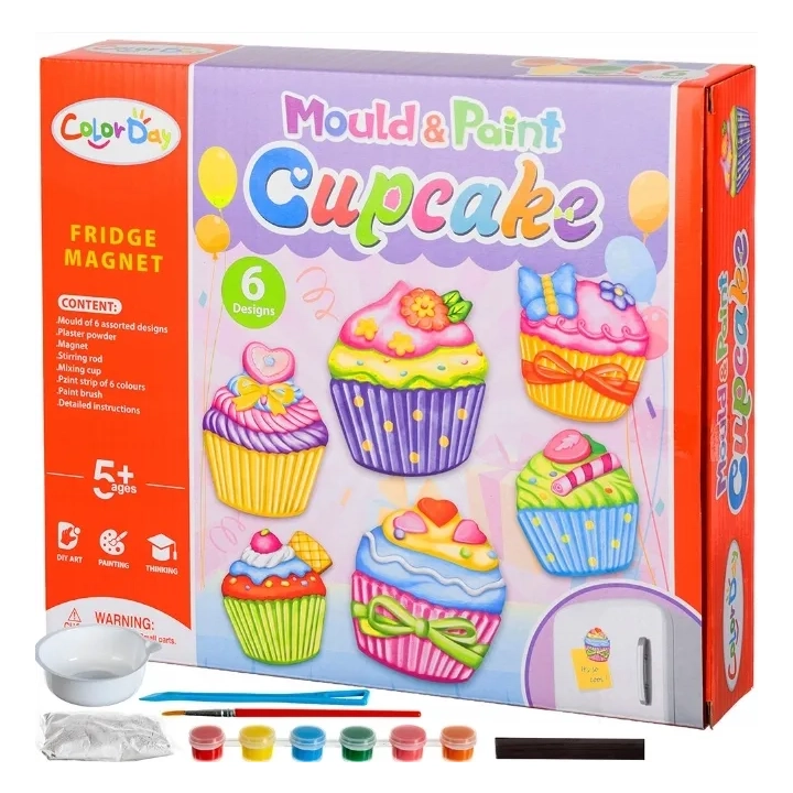 MAGNESY GIPSOWE NA LODÓWKĘ DIY MUFFINY BABECZKI