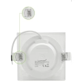 Reflektory LED wpuszczane Lumare 6 W IP44 płaskie srebrne 230 V 400 lm 9 szt