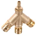 Rozdzielacz Pneumatyczny Powietrza Czwórnik Szybkozłączki MOSIĘŻNY 1/2