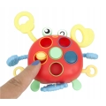 GRYZAK KRAB SENSORYCZNA ZABAWKA RUCHOME ELEMENTY