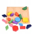 LT299 DREWNIANA UKŁADANKA FIGURY MONTESSORI
