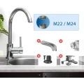 Filtr do wody kuchenny Countertop Simply mikrofiltracja usuwa bakterie i metale ciężkie