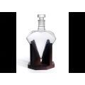 Karafka diamentowa RESTEQ 1L do whisky i alkoholi, elegancka forma