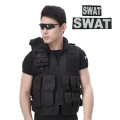 Kamizelka taktyczna, wojskowa czarna policja SWAT kamizelka ochronna militarna