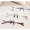 Okulary do czytania bezramkowe TERAISE lekkie unisex antyblue light