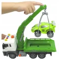 POMOC DROGOWA ZIELONA LAWETA 1:16 HOLOWNIK SAMOCHÓD ŚWIATŁA DŹWIĘK + AUTO