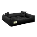 Legowisko dla psa kojec PRESTIGE 115x95 cm wodoodporne czarne
