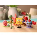 Zestaw figurek SpongeBob Kanciastoporty 6 szt. postacie z bajki SpongeBob do zabawy i kolekcji wysokiej jakości wykonanie