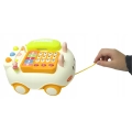 TELEFON STACJONARNY ZABAWKOWY TELEFON MUZYCZNY TELEFON NA KÓŁKACH