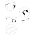 Okulary do czytania bezramkowe TERAISE lekkie unisex antyblue light