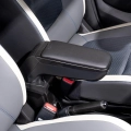 Podłokietnik Rati Armster S do FIAT 500 2016-2024 czarny wegańska skóra ze schowkiem