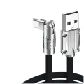 Kabel szybkiego ładowania USB typu C 120w 6A 150cm czarny