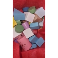 *LT308 DREWNIANE KLOCKI 100el KLOCKI W CZERWONYM WORKU