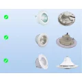 UŻYWANE Reflektor basenowy LED LyLmLe PAR56 35 W RGB IP68 pilot 12 V AC