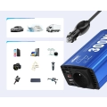 Adapter samochodowy GIANDEL PS-300C, 2x USB 4.8A, AC przetwornica napięcia z gniazdem sieciowym