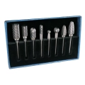 FREZY DO METALU WIDIOWE KOMPLET 8szt TRZPIEŃ 6mm ZESTAW DO SPAWÓW SPOIN