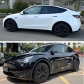 Nakładki na koła Tesla Model Y KAVANIC 19 cali matowe czarne 4 sztuki OEM 2020-2023 0030653