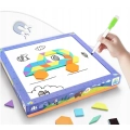MAGNETYCZNE PUZZLE KLOCKI KSZTAŁTY ZKB-987